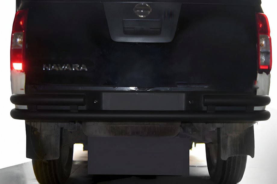 Nissan Navara 2006–2015 Bakre skyddsbåge AK005-3 Black (rostfritt stål) Foto 1