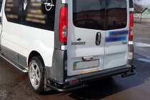 Nissan Primastar 2002–2014 Bakre skyddsbåge AK-Special Black (rostfritt stål) foto 5