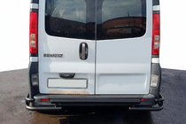 Nissan Primastar 2002–2014 Bakre skyddsbåge AK-Special Black (rostfritt stål) foto 4