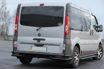 Nissan Primastar 2002–2014 Bakre skyddsbåge AK-Special Black (rostfritt stål) foto 1
