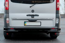 Nissan Primastar 2002–2014 Bakre skyddsbåge AK-Special Black (rostfritt stål) foto 2