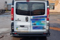 Opel Vivaro 2001–2015 Bakre skyddsbåge AK-Special Black (rostfritt stål) foto 5