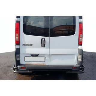 Bakre skyddsbåge AK-Special Black (rostfritt stål) Opel Vivaro 2001–2015 foto 1