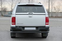 Volkswagen Amarok 2010–2022 Bakre skyddsbåge AK005-2 Black (2 st, rostfritt stål) foto 2