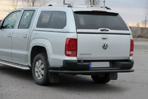 Volkswagen Amarok 2010–2022 Bakre skyddsbåge AK005-2 Black (2 st, rostfritt stål) foto 3