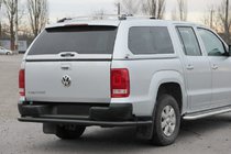 Volkswagen Amarok 2010–2022 Bakre skyddsbåge AK005-2 Black (2 st, rostfritt stål) foto 1