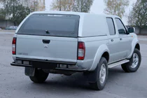 Nissan NP300 1999–2015 Bakre skyddsbåge AK004 Black (rostfritt) foto 3