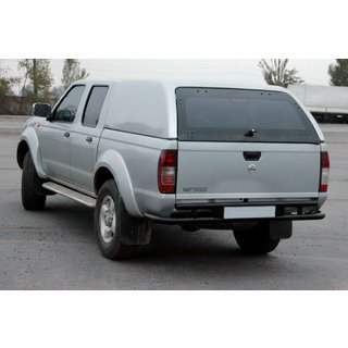 Bakre skyddsbåge AK004 Black (rostfritt) Nissan NP300 1999–2015 foto 1