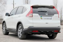 Honda CRV 2012–2016 Bakre båge AK002-dubbel Black (rostfritt stål) foto 3