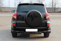Toyota Rav 4 2006–2013 Bakre skyddsbåge AK005-2 Black (2 st, rostfritt stål) foto 2