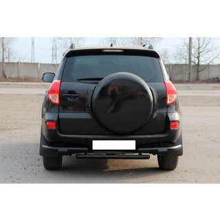 Bakre skyddsbåge AK005-2 Black (2 st, rostfritt stål) Toyota Rav 4 2006–2013 foto 2