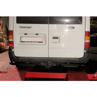 Bakre skyddsbåge med insteg AK-Special Black (rostfritt stål) Ford Transit 2000–2014 foto 2