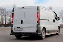Nissan Primastar 2002–2014 Bakre skyddsbåge AK003-Plus-2 Black (rostfritt stål) foto 1