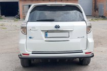 Toyota Rav 4 2006–2013 Bakre skyddsbåge AK005-15 Black (endast för EV, 2 st, rostfritt stål) foto 2