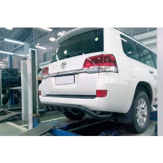 Bakre skyddsbåge Gronder Black (rostfritt stål) Lexus LX570/450d 2008–2022 foto 1