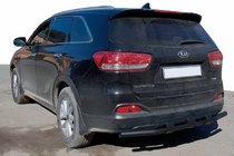 Kia Sorento II XM 2009–2014 Bakre skyddsbåge AK015 Black (rostfritt stål) foto 1
