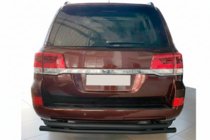 Toyota Land Cruiser 200 2007–2021 Bakre skyddsbågar AK002-double Black (2 st, rostfritt stål) foto 2