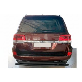 Bakre skyddsbågar AK002-double Black (2 st, rostfritt stål) Toyota Land Cruiser 200 2007–2021 foto 2