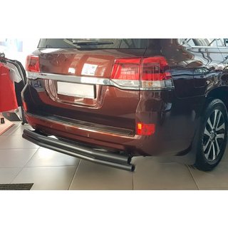 Bakre skyddsbågar AK002-double Black (2 st, rostfritt stål) Toyota Land Cruiser 200 2007–2021 foto 1