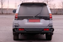 Mitsubishi Pajero Sport 1996–2007 Bakre skyddsbåge AK005-2 Black (rostfritt stål) foto 2