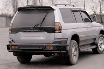 Mitsubishi Pajero Sport 1996–2007 Bakre skyddsbåge AK005-2 Black (rostfritt stål) foto 1