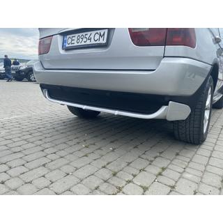 Bakre stötfångaröverlägg (för lackering)
