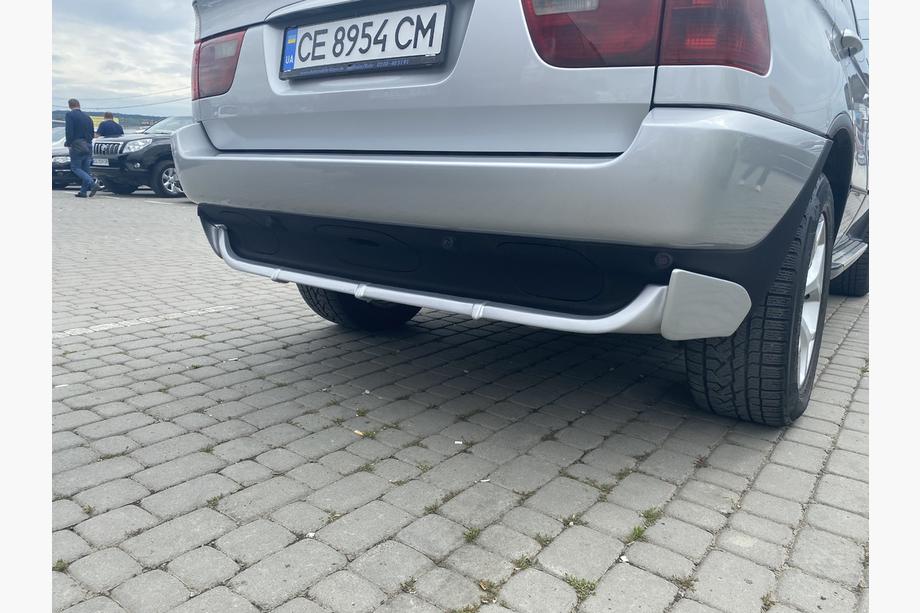 BMW X5 E53 1999–2006 Bakre stötfångaröverlägg (för lackering) Image