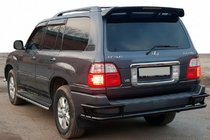 Lexus LX470 1998–2007 Bakre skyddsbåge AK009-15 Black (rostfritt stål) foto 1