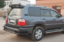 Lexus LX470 1998–2007 Bakre skyddsbåge AK009-15 Black (rostfritt stål) foto 2