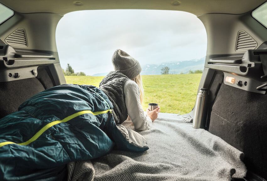 Så sover du i bilen: praktiska råd