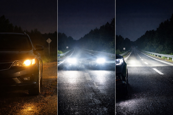 Ljus 2.0: så förbättrar du strålkastarna på riktigt (linser, LED, Bi-LED) + jämförelse i siffror