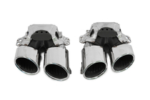 Mercedes GLE W167 2018– Bakre diffuser med avgasändrör GLE53 Silver (2018-2026) foto 12