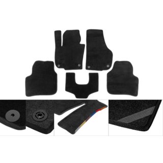 Premium textilmattor (svarta) BMW 3-serien E92/E93 2006–2013 foto 1