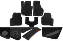 BMW 3-serien E92/E93 2006–2013 Textilmattor Classic (svarta) foto 1