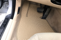 BMW 3-serien E92/E93 2006–2013 EVA bilmattor (beige) foto 1