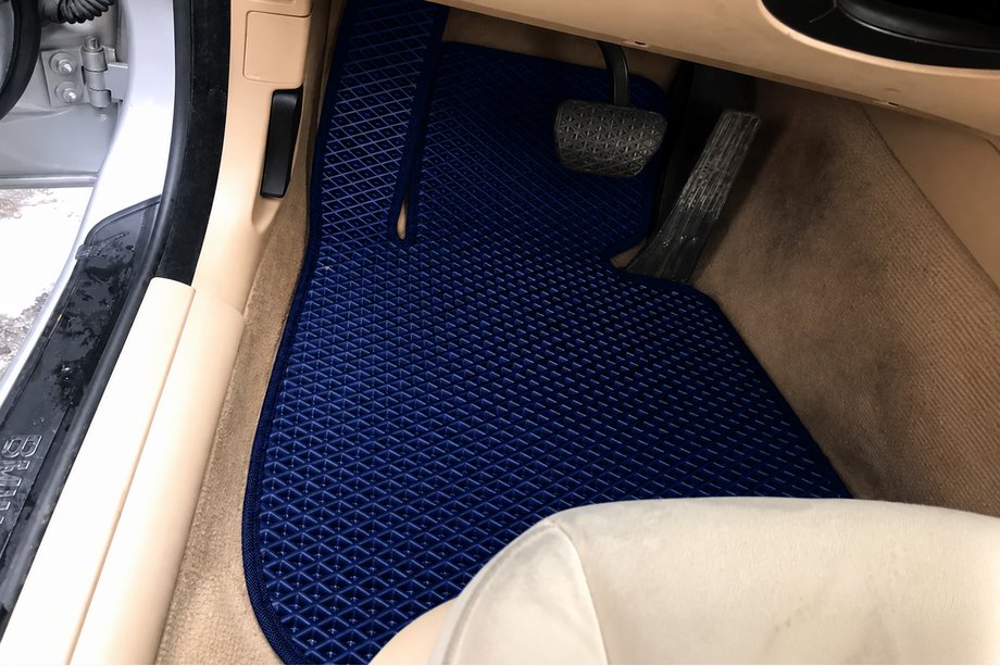 BMW 3-serien E92/E93 2006–2013 EVA bilmattor (blå) Image