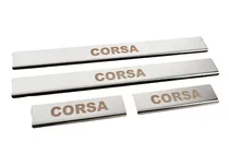 Opel Corsa E 2015–2019 Instegslister Carmos (4 st, rostfritt) foto 3