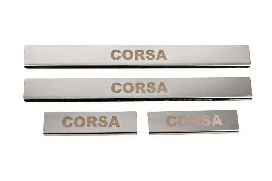 Opel Corsa E 2015–2019 Instegslister Carmos (4 st, rostfritt) Image