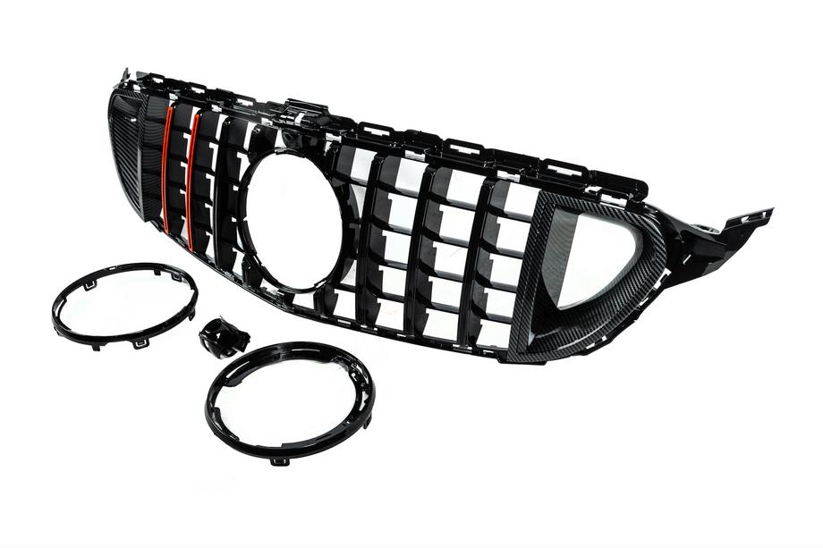 Mercedes C-class W205 2014–2021 Rocket frontgrill (2018+, för Avantgarde/AMG-Line/C43 AMG) Foto 3