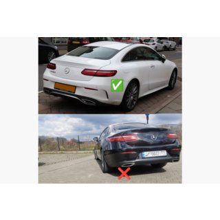 Bakre diffusor Black med Chrome ändrör (AMG53-design) foto 4