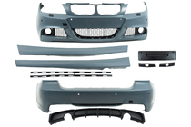 BMW 3-serie E90/E91 2005–2011 M-Sport bodykit (för E90 2008-2011) Enkel avgasanläggning med utblås på båda sidor foto 6