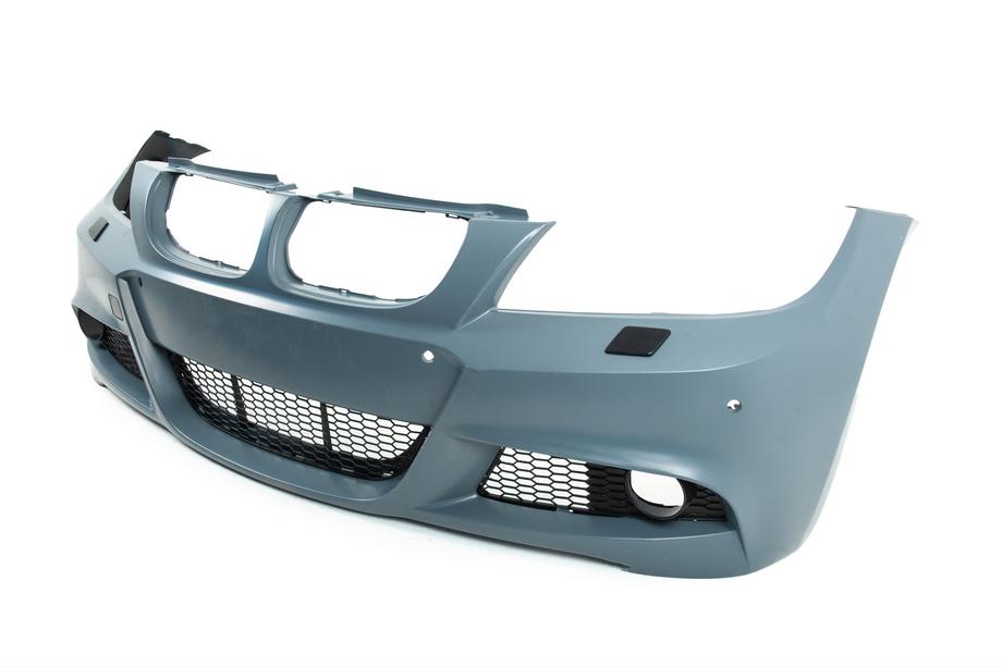 BMW 3-serie E90/E91 2005–2011 M-Sport bodykit (för E90 2008-2011) Dubbla avgasutblås på ena sidan Foto 15