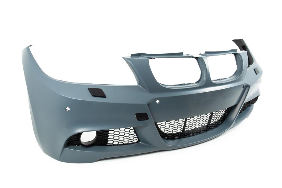 BMW 3-serie E90/E91 2005–2011 M-Sport bodykit (för E90 2008-2011) Dubbla avgasutblås på ena sidan Foto 16