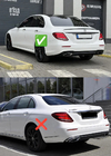 Mercedes E-klass W213 2016–2023 Stänkskydd bak Premium för AMG-Line, AMG (4 st) foto 2