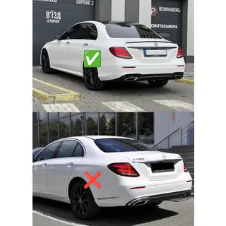 Stänkskydd bak Premium för AMG-Line, AMG (4 st) foto 2