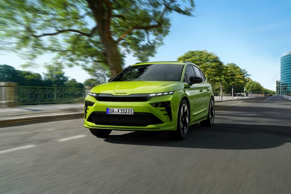 Test av Skoda Enyaq RS: sportigt elektriskt flaggskepp efter 2025-facelift