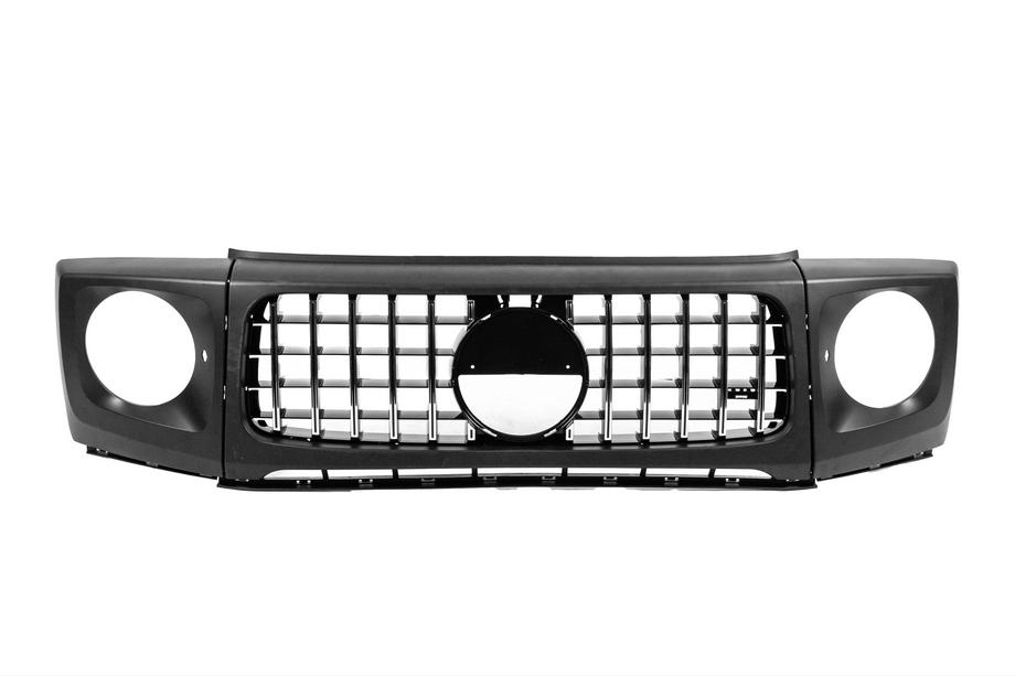 Mercedes G class W463 1990–2018 Kylgrill med strålkastarramar BRB 2018-style (för bilar med monterat facelift-kit) Foto 1