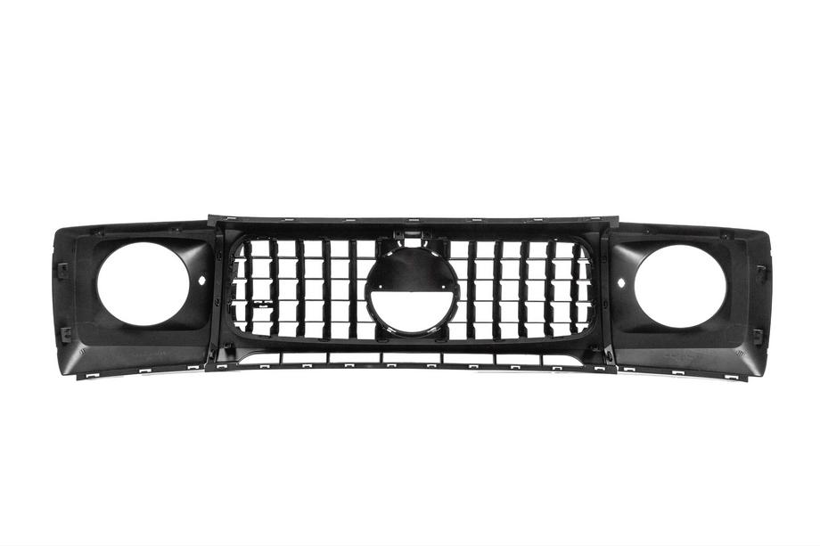 Mercedes G class W463 1990–2018 Kylgrill med strålkastarramar BRB 2018-style (för bilar med monterat facelift-kit) Foto 4