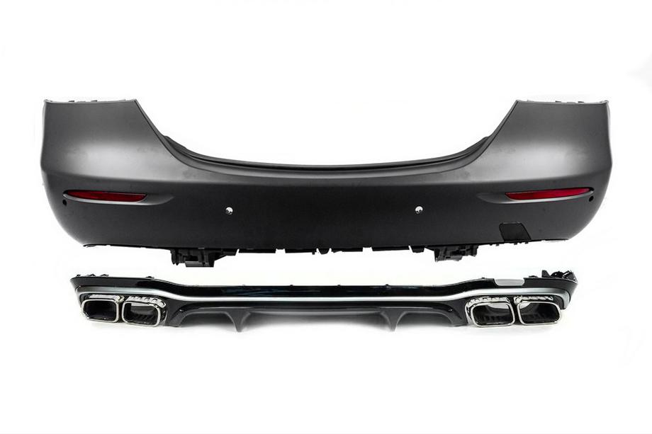Mercedes E-klass W213 2016–2023 AMG E63 bakre stötfångare komplett (för 2020-2024) Image