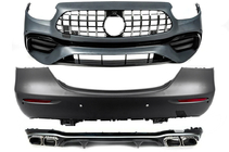Mercedes E-klass W213 2016–2023 AMG E63 bodykit med bakre stötfångare (för 2020-2024) foto 2